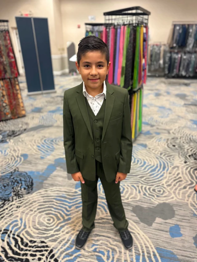 Some customers come for a suit.
Some leave looking like the boss. 💼
This young gentleman proved that style has no age limit.Detroit, we’re stocked, ready, and helping customers look their best.
If you’d like to join us on our last day & have already RSVP’d for a previous day, you don’t have to do it again. Doors close at 12!